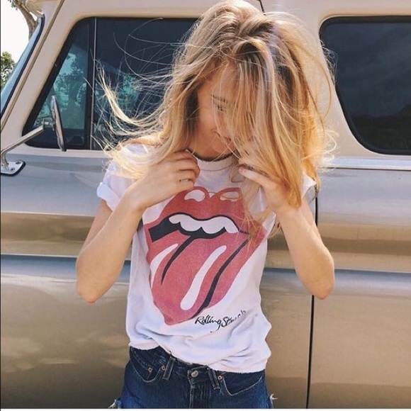 Brandy Melville Tops - Bradley Melville rolling stone t shirt